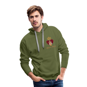 Men’s Holiday It's Christmastime Premium Hoodie - olive green