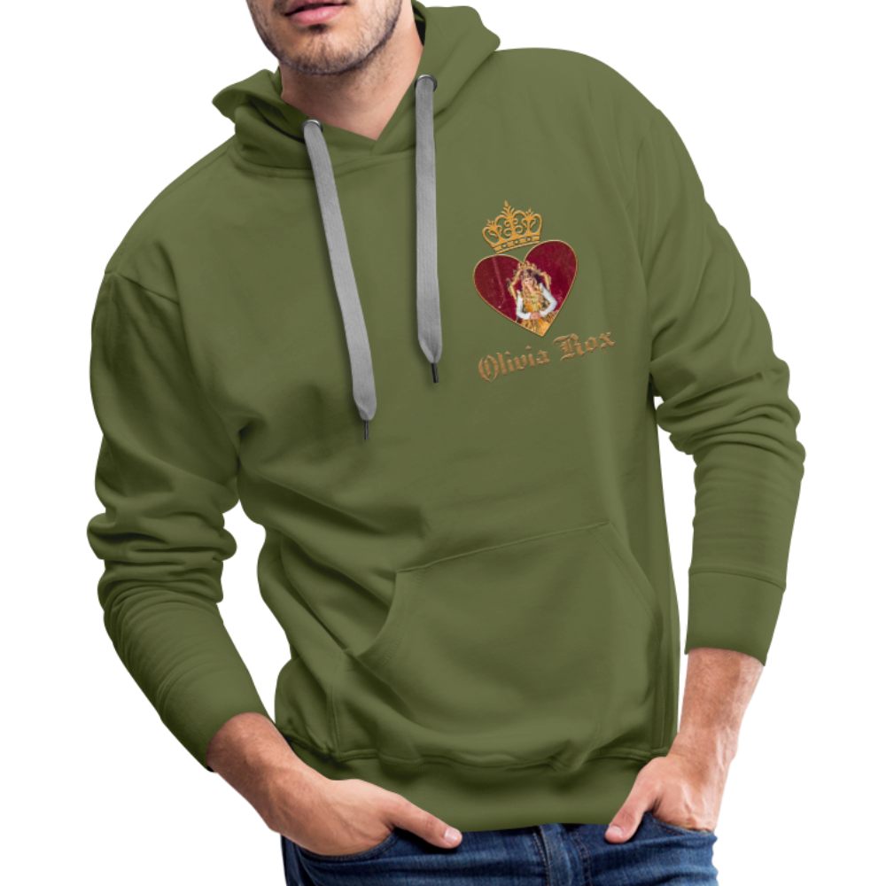 Men’s Holiday It's Christmastime Premium Hoodie - olive green
